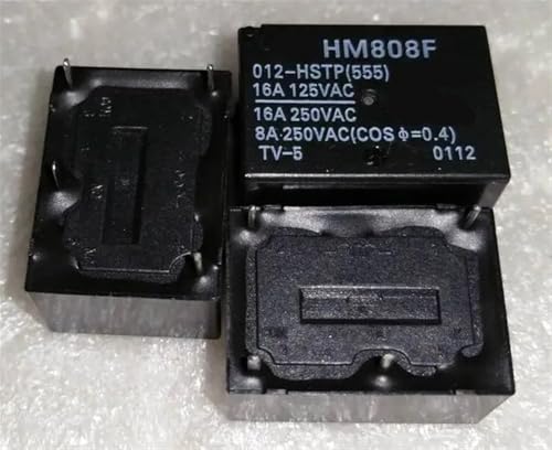 Relais 16A HM808F 024-HTP haute capacité 4 broches 24V - 2
