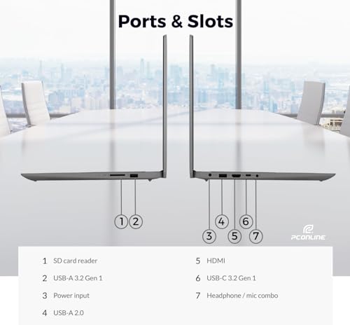 Image of Lenovo IdeaPad 15.6 inch FHD Laptop with Microsoft 365 • 2026 Edition • Intel 4 Cores N100 CPU • 1.1TB Storage (1TB OneDrive + 128GB SSD) • Military-Grade • Windows 11