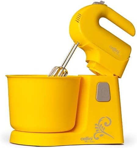 Batedeira Cellini Maxi Deluxe 300W - 4 Velocidades- 127V (Amarelo...