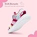 DREAM PAIRS Toddler Boys Girls Sport Sandals Cute Breathable Lightweight Outdoor Play Casual Closed Toe Hook and Loop for Toddlers/Little/Big Kids,Size 3 Little Kid,Pink,KKUMST2502
