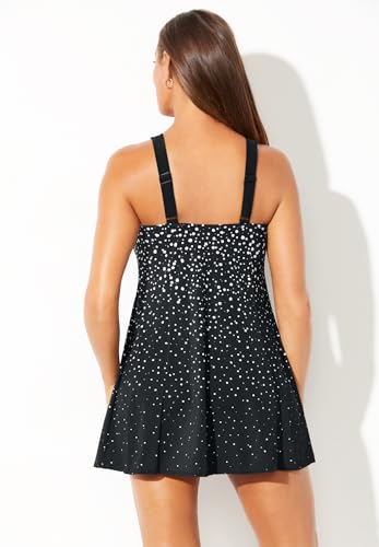 Swimsuits For All Women's Princess Seam Swimdress (Plus2