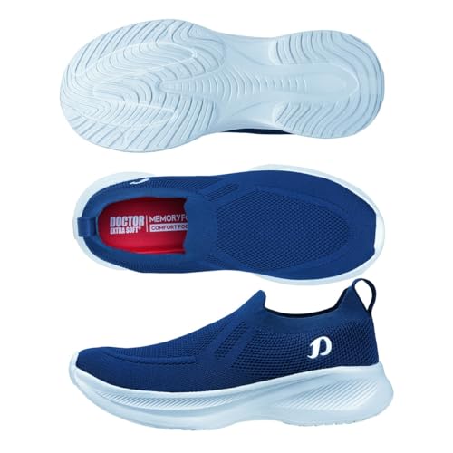 DOCTOR EXTRA SOFT Men's Sports Shoes with Memory Foam Cushioned Insole|Running Walking Gym Training Jogging Athletics|Comfortable & Stylish|Casual & Lightweight|Slipon Sneaker Gent's & Boy's ART-2008