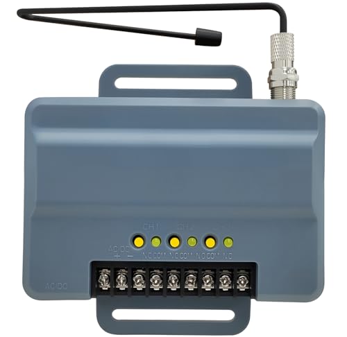 for liftMaster 850LM Universal Gate and Garage Door Opener Receiver, Compatible with Commercial Door Operators and Garage Door,3 Channel Designed for Most Gated Communities and Commercial Buildings
