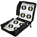 Fasmov 400 Disc CD/DVD Binder DVD Wallet Case, DVD Case Holder Media Storage Organizer Binder Wallet for Car Home Office Travel, Black