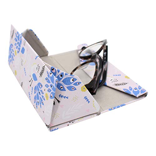 Image of Real Sic Glasses Case for Men and Women - Magnetic Folding Hard Shell Sunglass Holder - Inspired by Adorable Animals
