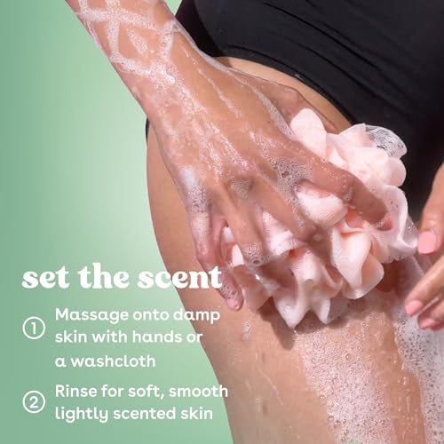 Image of eos Cashmere Body Wash - Creme de Pistachio, Moisturizing Body Wash, Creamy Gel Formula, with Shea Butter, Glycerin, Vitamin E, pH Balanced, Sensitive Skin, Vegan, 16 fl oz