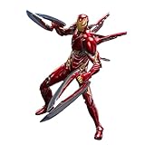 HiPlay ZD Toys Anniversary Series Collectible Figure Full Set: Iron Man Deluxe Version (1912-50), 1:10 Scale Miniature Action Figurine MK50HH