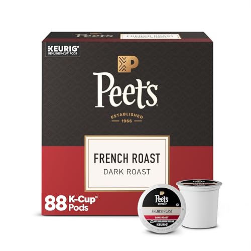 Peet's Coffee, Dark Roast Keurig K-Cup Pods, 100% Arabica Co