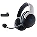 Produktbild Razer Kaira für PlayStation - Kabelloses Dual-Headset für PS5 (Triforce Titanium 50-mm-Treiber, HyperClear Mikrofon mit Nierencharakteristik, SmartSwitch, FlowKnit Memory Foam) Schwarz-Weiß
