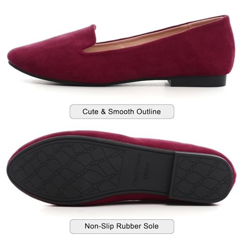 Image of SAILING LU Women Round Toe Comfortable Ballet Flats | Shoes for Women, Dressy, Slip-ons, Loafers
