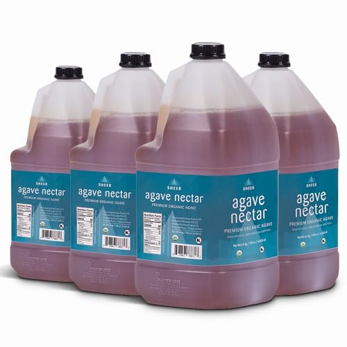 Sustainable Agave Co – Organic Light Agave Nectar – Natural Sweetener & Sugar Substitute – Vegan, Non-GMO, Gluten-Free Syrup for Coffee, Tea, and Baking