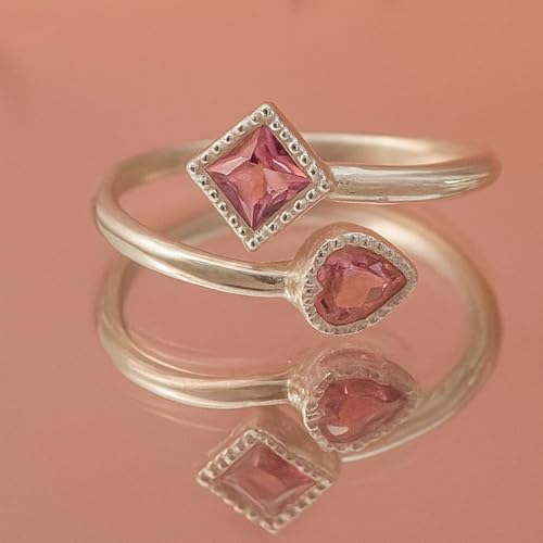 Image of SATKOTI 925 Silver Toe Rings for Women | Adjustable Pure Metal Bichiya with AAA Quality CZ Stone| BIS Hallmarked Jewelry with Authenticity Certificate | Pair of 2 Metti