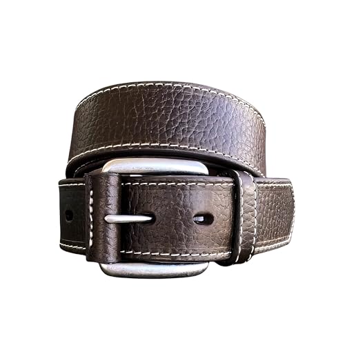 ARIAT Men's Leather Belt with Roller Buckle and Contrast Stitching2