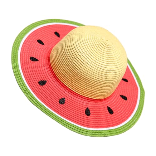 Chapeau de plage filles protection solaire optimale motif pastèque
