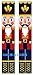 AMOR PRESENT Nutcracker Banner, 72 x 12.5 inch Life Size Nutcracker Porch Sign for Indoor Outdoor Yard Garden Christmas Party Decoration