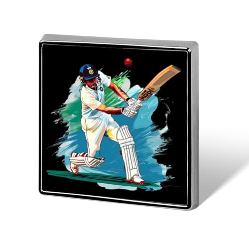 La Mejor Selección de Ropa de Cricket para Mujer comprados en linea. 39 Broche de solapa de metal cuadrado de Cricket, regalos para hombres y mujeres, ropa, bolsos, sombreros