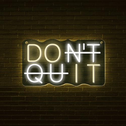 Néon LED Don't Quit dimmable pour éviter la fatigue visuelle - 2