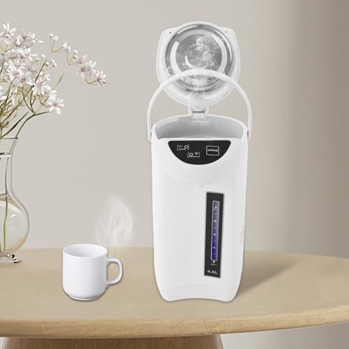 Hervidor Eléctrico 4L Acero Inoxidable 304 Blanco miniatura 3