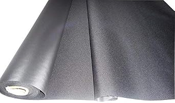 Polyester Fabric 600x300 Denier PVC-Coated Polyester Fabric By the Yard Black.