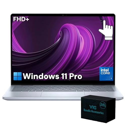 Dell Inspiron-14 7440 2-in-1 Laptop - 14" WUXGA ISP Touchscreen | Intel 10-Core 7 150U | Windows 11 Pro | Backlit Keyboard + Fingerprint Reader + Wi-Fi 6E | Copilot AI | 32GB DDR5 + 1TB SSD