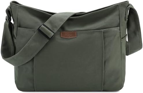 Sac Bandoulière Homme Femme, Multi-poches Léger Sac à Main Femme ...