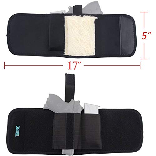 Neoprene Ankle Holster with Padding for Concealed Carry, Spare Magazine Pouch & Extra Elastic Secure Strap for Pistol Concealment for Women Men Fits for Small to Medium Frame Pistols and Revolver - Thumbnail 2
