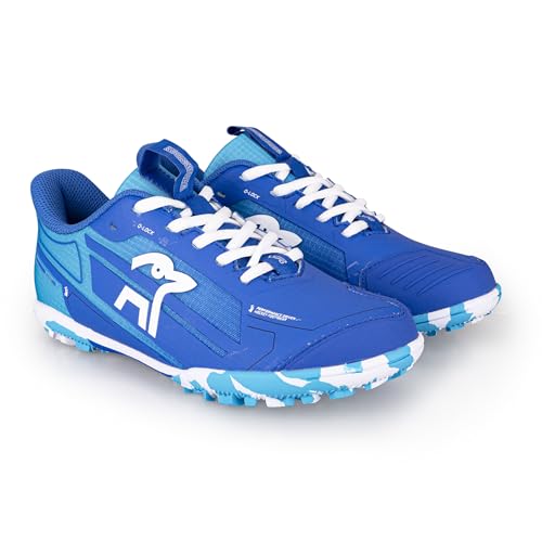 Kookaburra Orbit Junior Hockey Shoe – Size 5 | Blue | Lightweight with EVA Cushioning & High-Grip Multi-Surface Outsole
