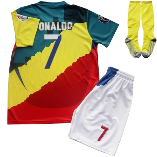 LeenBD Kids Soccer Jersey & Socks Set, Youth Sizes (12-13)