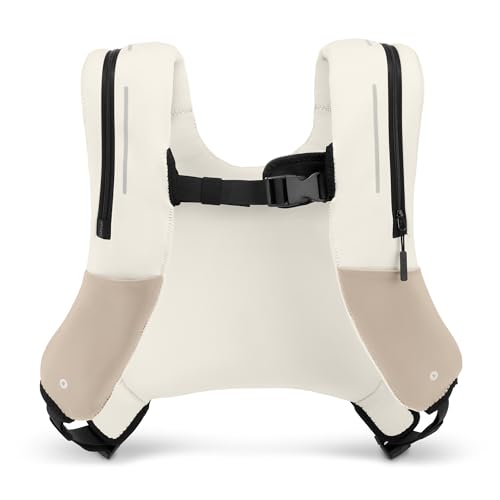 Image of ZULU Weighted Vest Machine Washable Fresh Layer for Women & Men for Walking, Running & Strength Training, Phone Pockets, Adjustable Reflective Straps | 12lbs, 16lbs, 20lbs