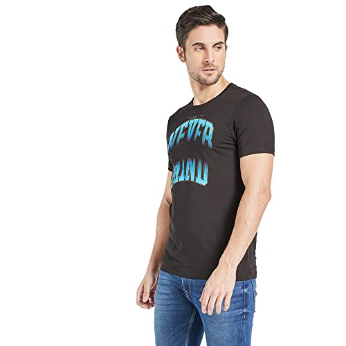 Image of Spykar Men's Printed Regular Fit T-Shirt
