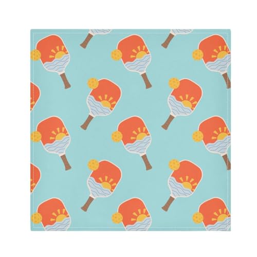 Servilletas de Tela Set de 6 Diseño Pickleball Sunset 20x20in miniatura 1