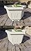 QIDOTSQ Large Concrete Planter Mold ABS Plastic Green Plant Flowerpot Mold Reusable DIY Succulent Planter Vase Making Mold for Outdoor Lawn Garden Decoration, Easy to Use(21.3 inch/54cm)