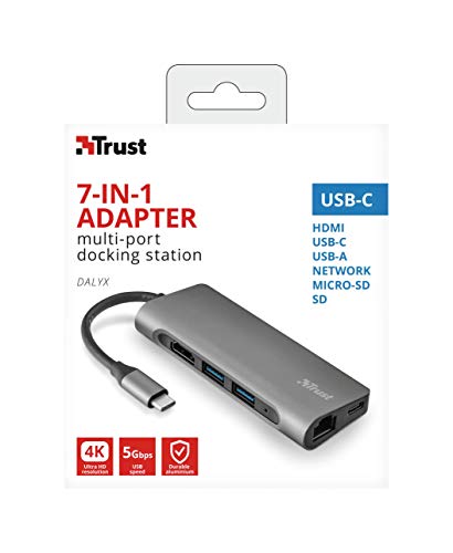 Dalyx Adattatore multiporta USB-C 7-in-1, Grigio - Hub USB - Immagine 12