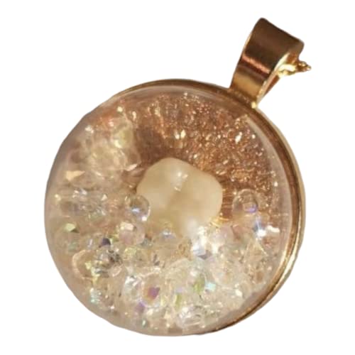 DIY Baby Tooth Keepsake Jewelry Making Necklace Pendant Kit (Gold)