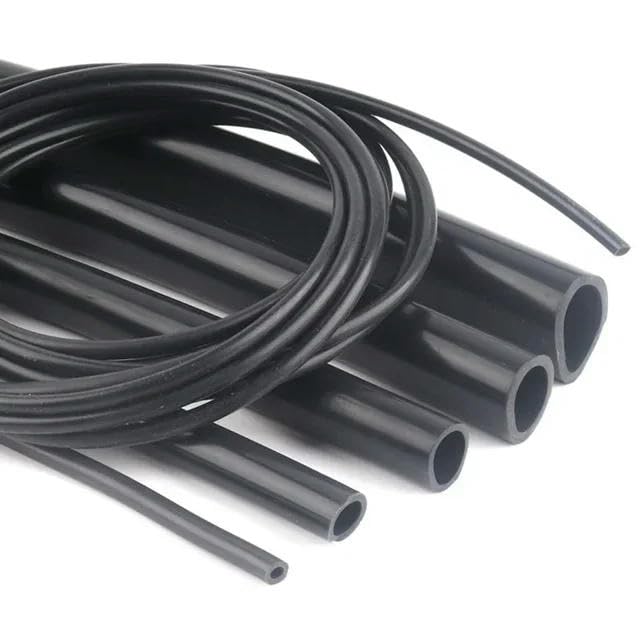 1/3/5 m Innendurchmesser, 1 ~ 23 mm, schwarzer Silikonschlauch, flexibler Aquarium-Luftpumpe, weicher Gummischlauch, hitzebeständig, Hochdruck-Kraftstofftankrohr, schwarzer Schlauch, 5 m