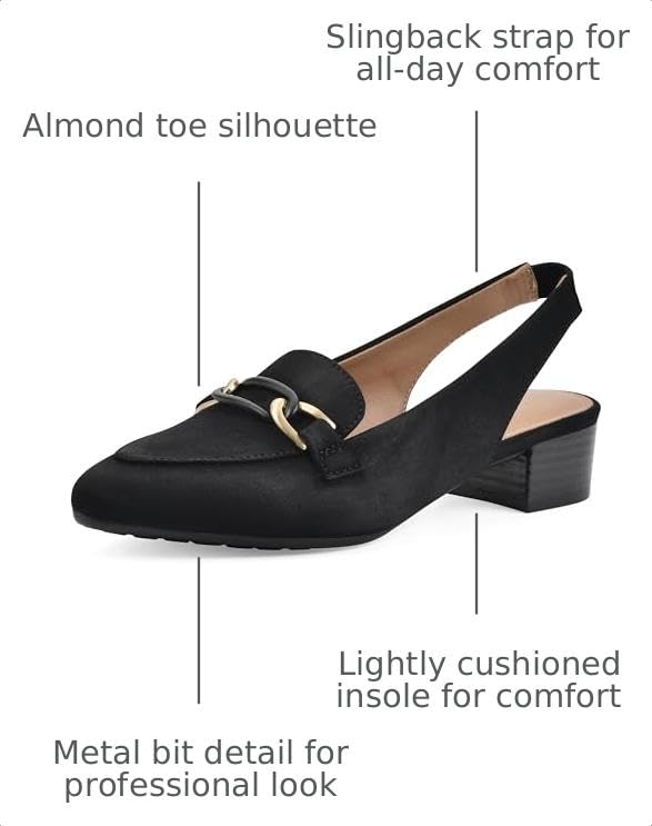 Image of WHITE MOUNTAIN Women's Boreal Low Block Loafer Heel