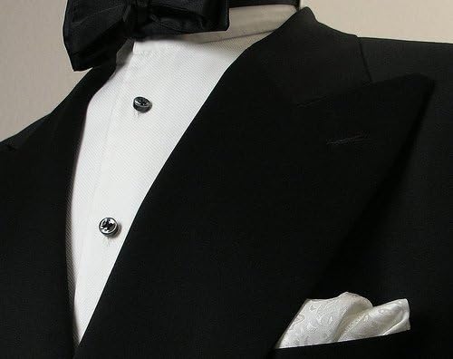 Flairs New York Gentleman's Essentials Weekend Casual White Pocket Square Pocket Square Only White / Silver Paisley