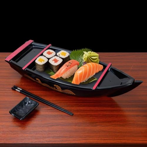 Bateau d'exposition sushis et sashimi japonais - Vaisselle décorative de qualité supérieure