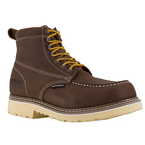 Iron Age Men's Solidifier 6 Inch Soft Toe Waterproof Work Boot Brown - 10.5 Wide2