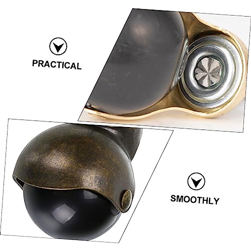 Roulettes de Chaise en Fer Robustes COLLBATH Pivotantes 360°