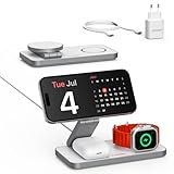 Ya en manzanajugosa.com: Voomy Carga inalámbrica 3 en 1 MagSafe – Estación de Carga para iPhone, Apple Watch y AirPods – 15W, diseño Plegable, con USB-C y Adaptador – Compatible con MagSafe y Qi