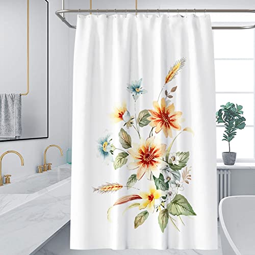 Rideau douche 200x180cm polyester épais facile à nettoyer - 4
