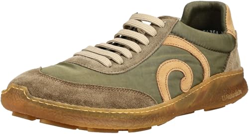 El Naturalista N5435A Multi Material Forest chaussure de marche verte et dorée