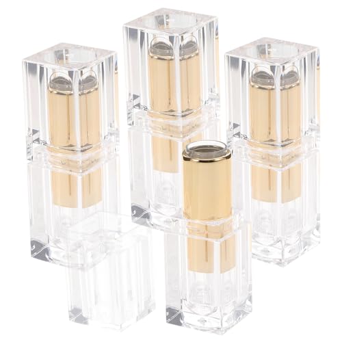 Ipetboom Empty Lipstick Tubes Transparent Abs 2.75 X 0.90 X 0.90 in