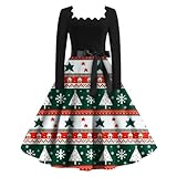 SHE.White Kleid Grün Sommerkleid Damen Lang Schickes Kleid Damen Asymetrisch Kleid Kimono Kleid Hoody Kleid Damen Kleid Festlich Mädchen Babydoll Kleid(4-Dark Green, 4XL)