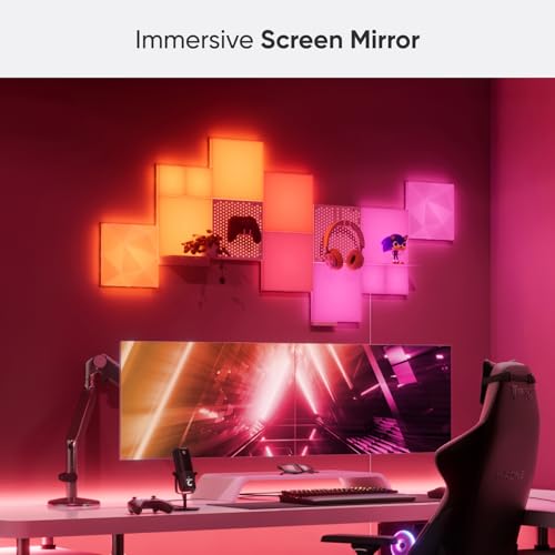 Image of Nanoleaf Blocks Smart LED Wall Light Panels, Pegboard 2PK
