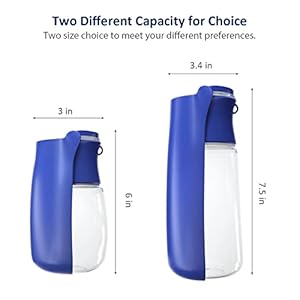 Wepet foldable portable dog water bottle puppy water dispenser with drinking feeder 12 oz high temperature resistant leak proof for pets outdoor walking hiking travel food grade plastic bpa free  urban country home decor