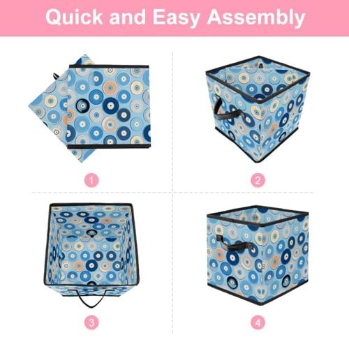 Bac de rangement cube pliable pour placard de chambre et salon moderne - 7