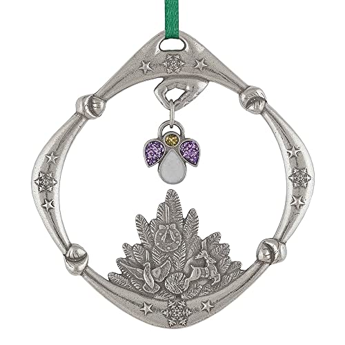 DANFORTH - All Is Bright Christmas Ornament - Annual XMas Ornament Collection - 2 3/4 Inches Tall - Made in The USA