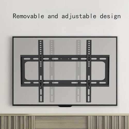 Support mural TV fixe sécurisez votre écran géant 65-90 pouces sans risque de chute max 75kg - 7